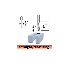 BOSCH 85611M 1 4 In. Solid Carbide Double Flute Acrylic Router Bit