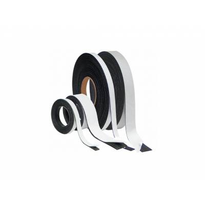 MasterVision 1x4' Adhesive Magnetic Tape Roll, Black 