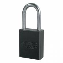 American Lock A1106BLK-KD Black Safety Lock-Out Padlock Aluminum Bo