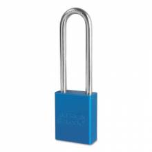 American Lock A1107BLU-KD Aluminum Padlock - Blue3" Shackle