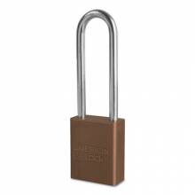 American Lock A1107BRN-KD Aluminum Padlock - Dyranodic 3" Shackle (6 EA)