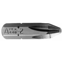APEX® 071-446-23T 27800 #2 PHILLIPS HEX IN(2 BIT/1 BAG)