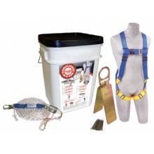 Dbi/Sala 2199803 Reusable Roof Anchor-5Point Harness- Rope Grab
