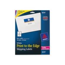 Avery Mailing Label - 3.75" Width x 4.75" Length - Rectangle - Laser - White - 100 / Pack