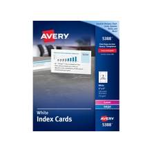 Avery Printable Index Card - A7 - 3" x 5" - Recycled - 150 / Box - White