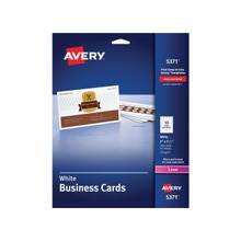 Avery Business Card - A8 - 2" x 3.50" - 250 / Pack - White