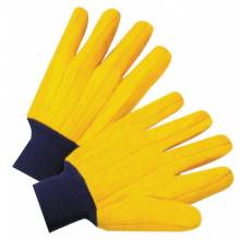 West Chester FM18KWK Knit Wrist Full Yellow Chore Glove-100% Cotton S (1 PR)