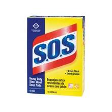 S.O.S. Steel Wool Soap Pads - 15 / Box