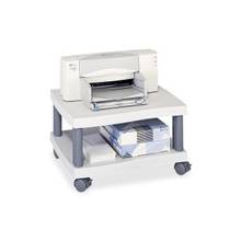 Safco Printer Stand - 1 x Shelf(ves) - Plastic - Gray