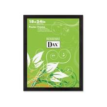 DAX Poster Frame - Holds 18" x 24" Insert - Wall Mountable - Vertical, Horizontal - Wood - Black