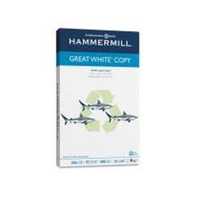 Hammermill Copy Paper - Legal - 8.50" x 14" - 20 lb Basis Weight - Recycled - 30% Recycled Content - 92 Brightness - 500 / Ream - White