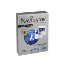 Navigator Platnium Office Multipurpose Paper - Letter - 8.50" x 11" - 24 lb Basis Weight - 0% Recycled Content - Smooth - 99 Brightness - 2500 / Carton - Bright White