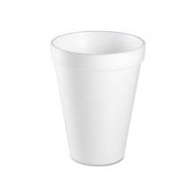 Dart Small Drink Cup - 12 fl oz - 1000 / Carton - White - Styrofoam - Coffee, Soft Drink, Hot Cider, Hot Chocolate, Juice, Cappuccino, Tea, Cold Drink