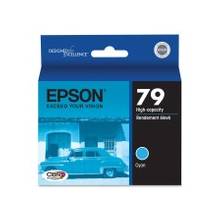 Epson 79 High-Capacity Cyan Ink Cartridge - Inkjet - 1 Each