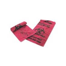 Medegen Infectious Waste Disposal Bag - 1 gal - 11" Width x 14" Length x 1.25 mil (32 Micron) Thickness - Red - 200/Box - Office Waste