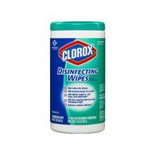 Clorox Disinfecting Wipes - Wipe - Fresh Scent - 75 / Canister - 75 / Each - Green