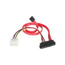StarTech.com 18in SAS 29 Pin to SATA Cable with LP4 Power - Serial ATA Male