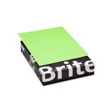 Mohawk Brite-Hue Colored Paper - Letter - 8.50" x 11" - 20 lb Basis Weight - Smooth - 500 / Ream - Ultra Lime