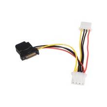 StarTech.com SATA to LP4 Power Cable Adapter with 2 Additional LP4 - 6