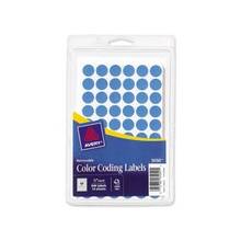 Avery Round Color-Coding Label - Removable Adhesive - 0.50" Diameter - 60 / Sheet - Circle - Light Blue - Paper - 840 / Pack