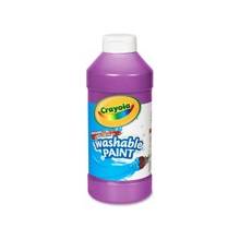 Crayola Washable Paint - 16 oz - 1 Each - Violet