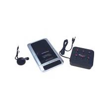 AmpliVox SL1039 Cassette Recorder 8 Station Listening Center - Compact Cassette - 2 W