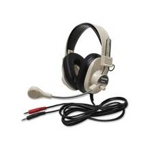 Deluxe Multimedia Stereo Wired Headset 3.5Mm Plug Via Ergoguys - Stereo - Mini-phone - Wired - 300 Ohm - 20 Hz - 20 kHz - Nickel Plated - Over-the-head - Binaural - Ear-cup - 7 ft Cable
