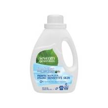 Seventh Generation Natural Liquid Laundry Detergent - Liquid Solution - 50 oz (3.12 lb) - 1 / Each - Clear