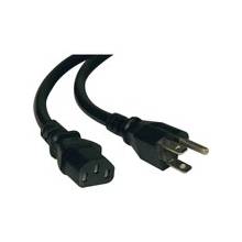 Tripp Lite 2ft Computer Power Cord Cable 5-15P to C13 Heavy Duty 15A 14AWG 2' - 14AWG 15A (NEMA 5-15P to IEC-320-C13) 2-ft.