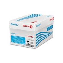 Xerox Vitality Multipurpose Printer Paper, 30% Recycled - Letter - 8.50" x 11" - 20 lb Basis Weight - Recycled - 30% Recycled Content - 92 Brightness 