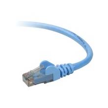 Belkin Cat.6 UTP Patch Network Cable - Category 6 for Network Device, Switch - Patch Cable - 15 ft - 1 x RJ-45 Male Network - 1 x RJ-45 Male Network - Gold-plated Contacts - Blue