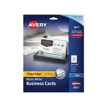 Avery Business Card - A8 - 2" x 3.50" - Matte - 200 / Pack - White