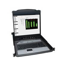 Tripp Lite 16-Port Rack Console KVM Switch 19" LCD PS2/USB Cables 1U - 16 Computer(s) - 19" - 16 x HD-18 Keyboard/Mouse/Video - 1U Height