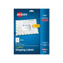 Avery Shipping Label - Permanent Adhesive - 3.50" Width x 5" Length - 4 / Sheet - Rectangle - Inkjet - White - 100 / Pack