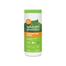 Seventh Generation Disinfecting Multi-Surface Wipes - Wipe - Lemongrass, Citrus Scent - 35 / Each
