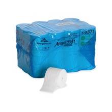 Angel Soft PS 2-ply Bath Tissue - 2 Ply - 3.85" x 4.05" - 750 Sheets/Roll - 4.75" Roll Diameter - White - Coreless, Embossed, Soft, Biodegradable - For Bathroom - 36 Rolls Per Carton - 36 / Carton