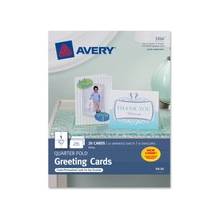 Avery Greeting Card - 4.25" x 5.50" - Matte - 20 / Pack - White