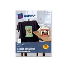 Avery Iron-on Transfer Paper - Letter - 8.50" x 11" - Matte - 5 / Pack