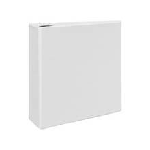 Avery Durable Slant Ring Reference View Binder - 4" Binder Capacity - Letter - 8 1/2" x 11" Sheet Size - 700 Sheet Capacity - 3 x D-Ring Fastener(s) - 2 Internal Pocket(s) - Vinyl - White - Recycled - 1 Each