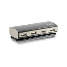 C2G 4-Port USB 2.0 Aluminum Hub - USB - External - 4 USB Port(s) - 4 USB 2.0 Port(s)