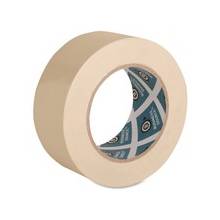 Business Source Masking Tape - 2" Width x 60 yd Length - 3" Core - Crepe Paper Backing - 1 / Roll - Tan
