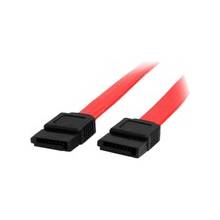 StarTech.com 12in SATA Serial ATA Cable - Male SATA - Male SATA - 12 - Red
