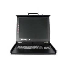 StarTech.com 1U 19in Rackmount LCD Console with Integrated 8 Port KVM Switch - Built-in KVM Switch - 8 Computer(s) - 19 Active Matrix TFT LCD - 8 x HD-15 Keyboard/Mouse/Video - 1U Height