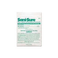 Diversey Soft-Serve Sanitizer - Powder - 0.99 oz (0.06 lb) - Chlorine Scent - 100 / Carton - White