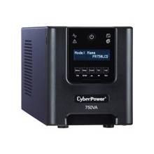 CyberPower Smart App Sinewave PR750LCD 750VA Pure Sine Wave Mini-Tower LCD UPS - 750 VA/525 W - 120 V AC - 3 Minute - Mini-tower - 3 Minute - 6 x NEMA 5-15R