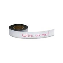 Baumgartens Magnetic Labeling Tape - 2" Width x 50 ft Length - Reusable, Repositionable - 1 / Roll - White