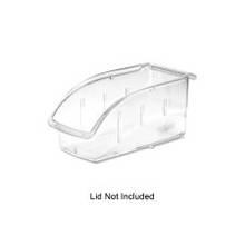 Akro-Mils InSight 305B1 Ultra Clear Supply Bin - Internal Dimensions: 9.44" Length x 4.13" Width x 4.44" Height - External Dimensions: 10.9" Length x 5.5" Width x 5.3" Height - 25 lb - Stackable - Polycarbonate - Clear - For Multipurpose - 1 Each