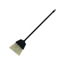 Genuine Joe Lobby Dust Pan Broom - 32" Length Handle - 1 Each - Black