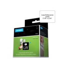 Dymo Diskette Label - 2.12" Width x 2.75" Length - 320 / Roll - Rectangle - Direct Thermal - White - 320 / Roll
