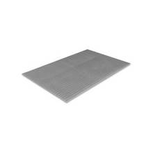 Crown Mats Tuff-Spun Foot-Lover Mat - Cement Floor, Floor, Service Counter, Mailroom, Cashier's Station, Warehouse - 36" Length x 27" Width x 0.38" Thickness - Rectangle - Vinyl, Closed-cell PVC Foamboard - Gray